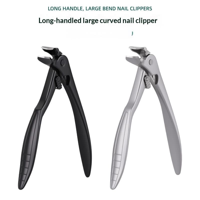 New Long-handled Curved-head Nail Clippers With A Locking Mechanism To Prevent Splashing 8