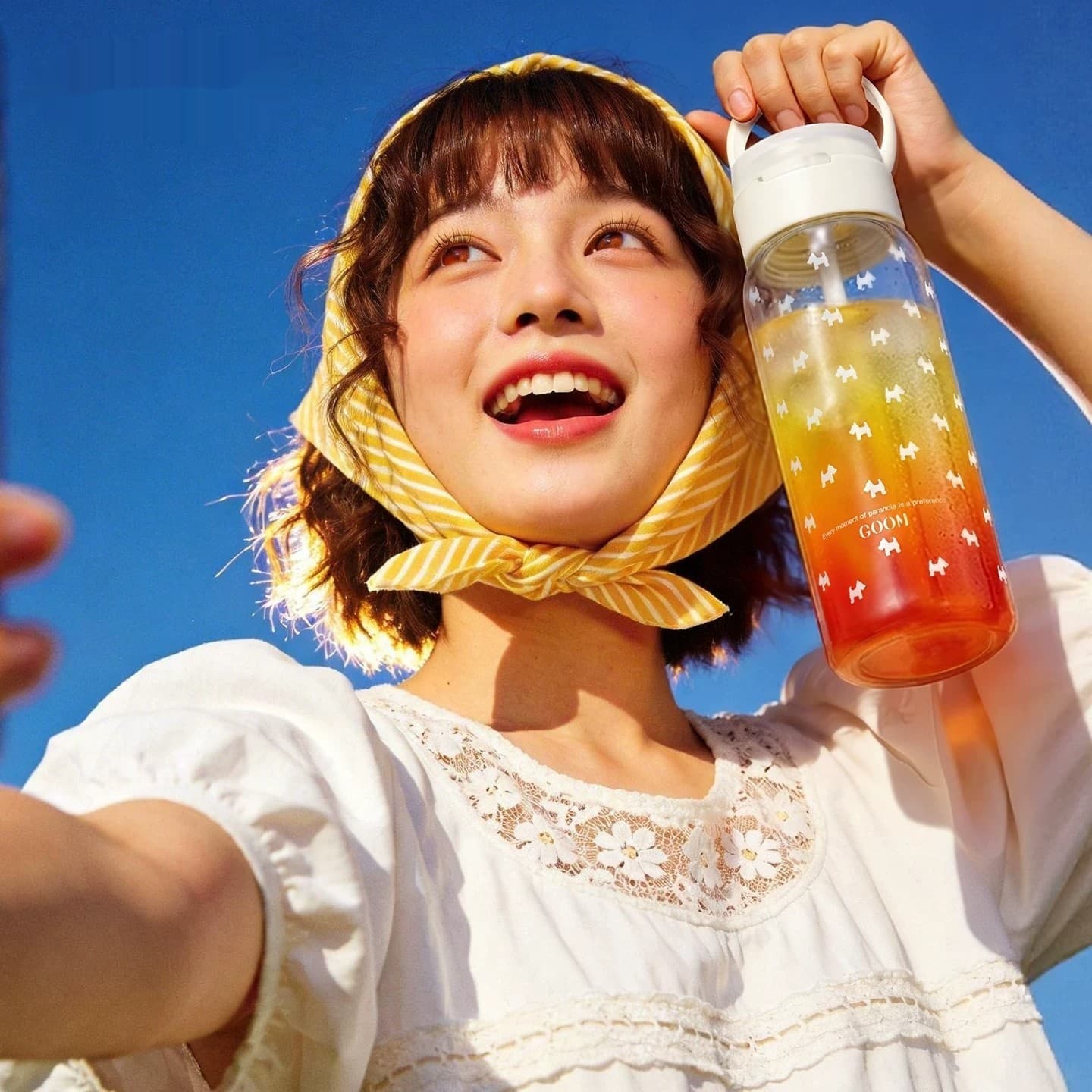 Straw Plastic Portable Cup For Women 2