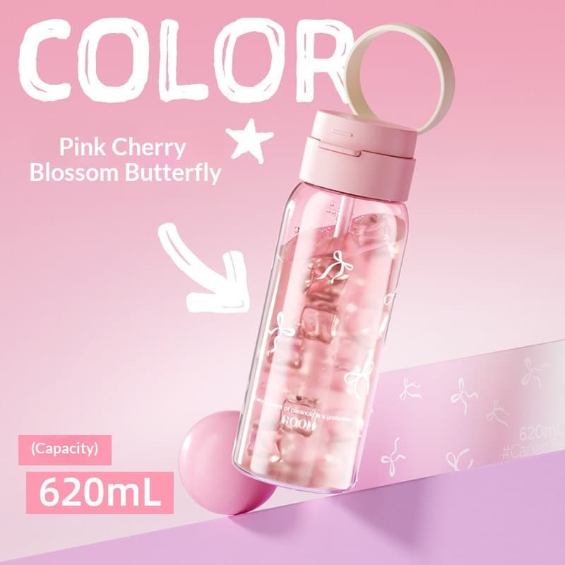 Straw Plastic Portable Cup For Women 6