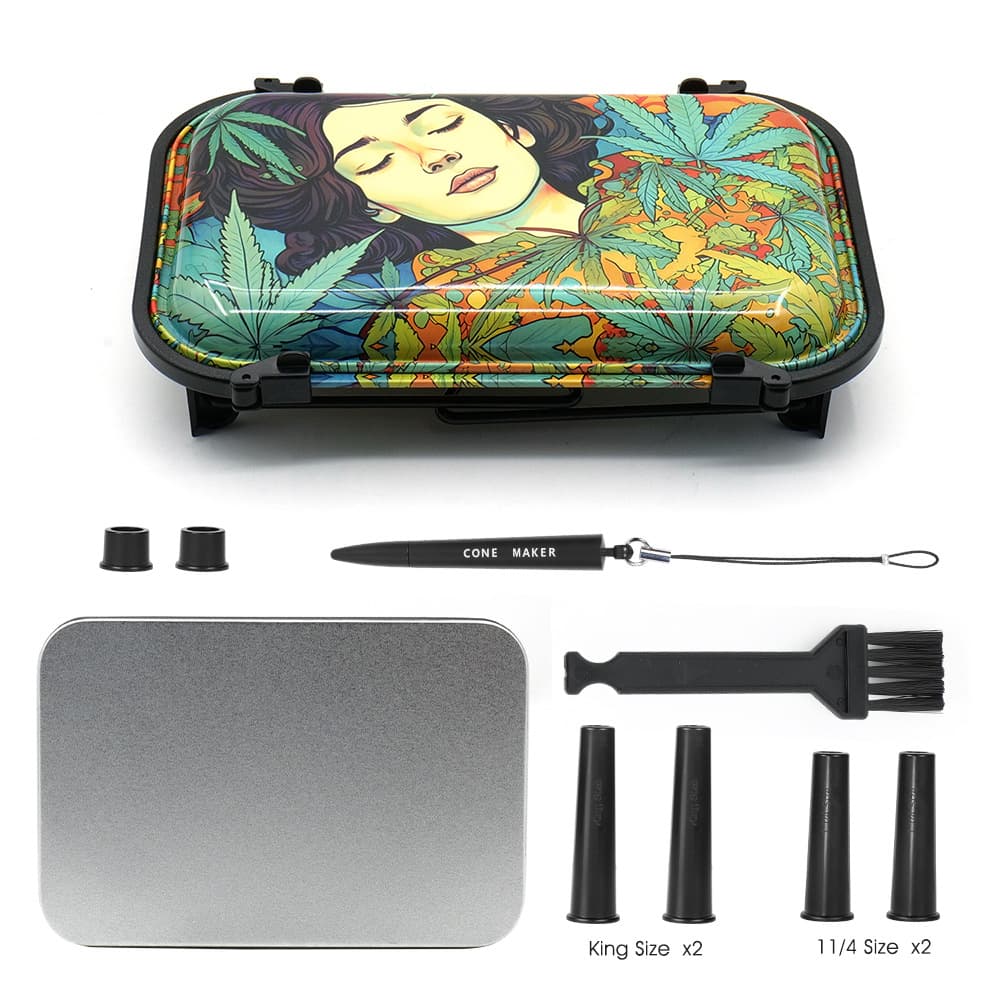 Fashionable And Personalized Magnetic-Lid Cigarette Tray 8