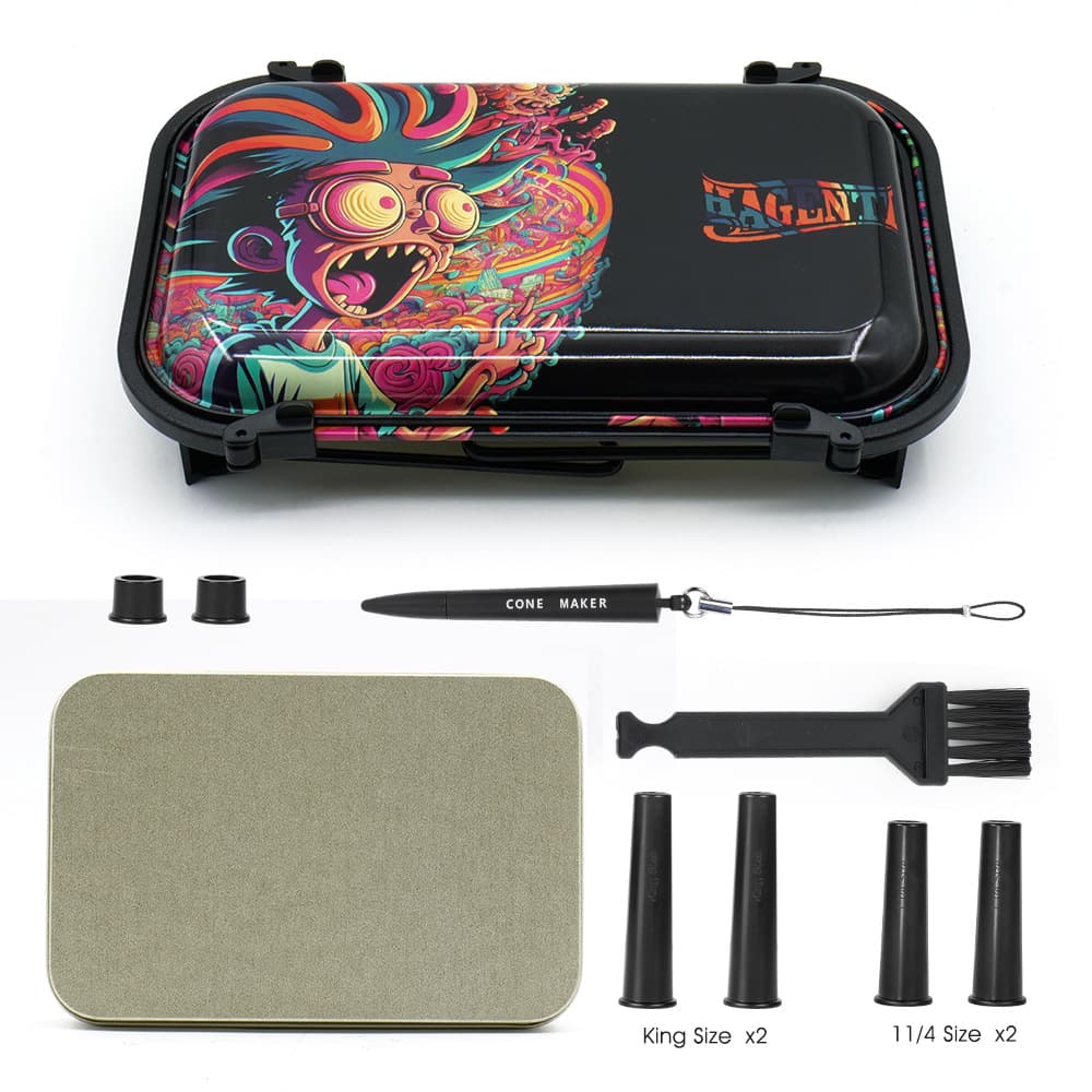 Fashionable And Personalized Magnetic-Lid Cigarette Tray 7
