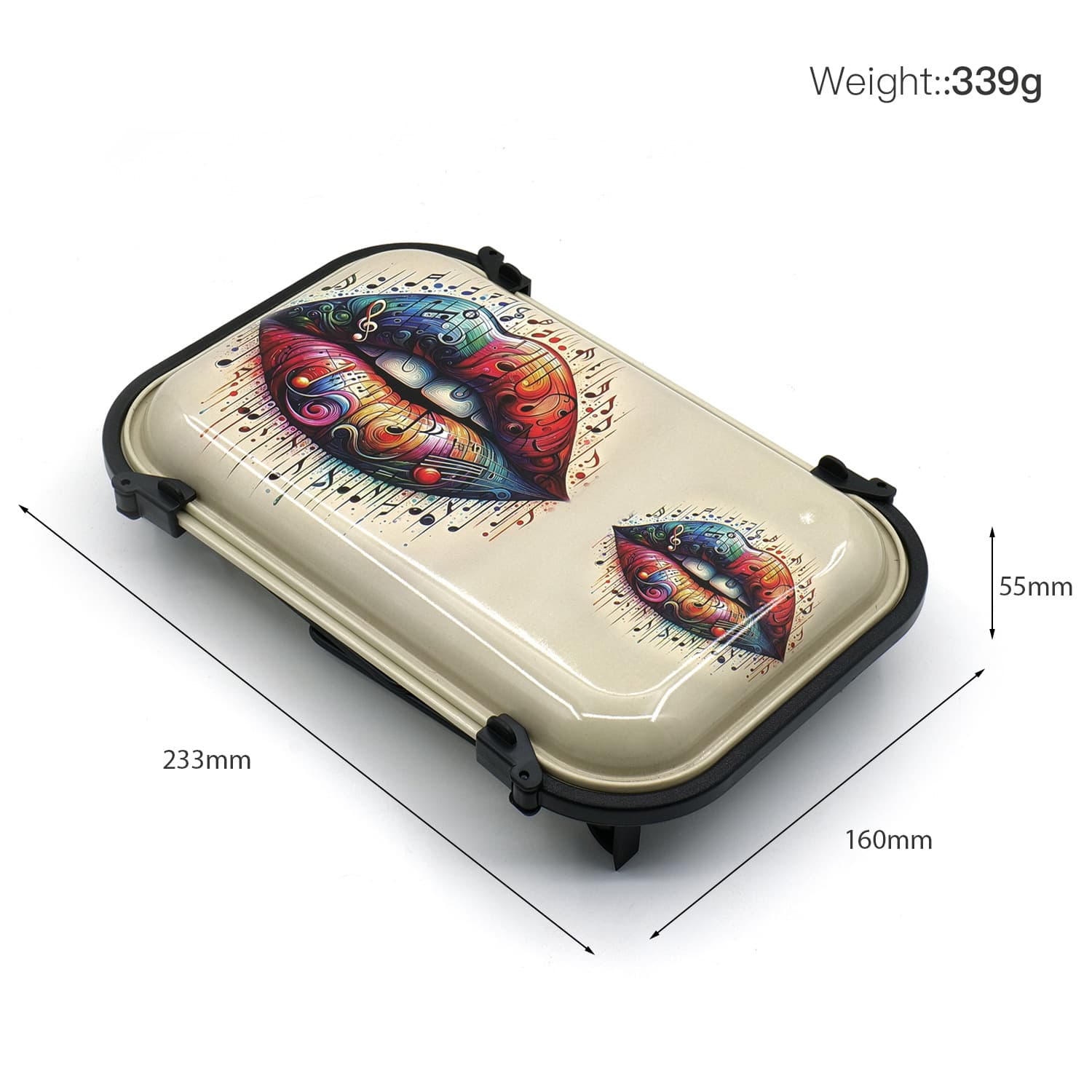 Fashionable And Personalized Magnetic-Lid Cigarette Tray 2