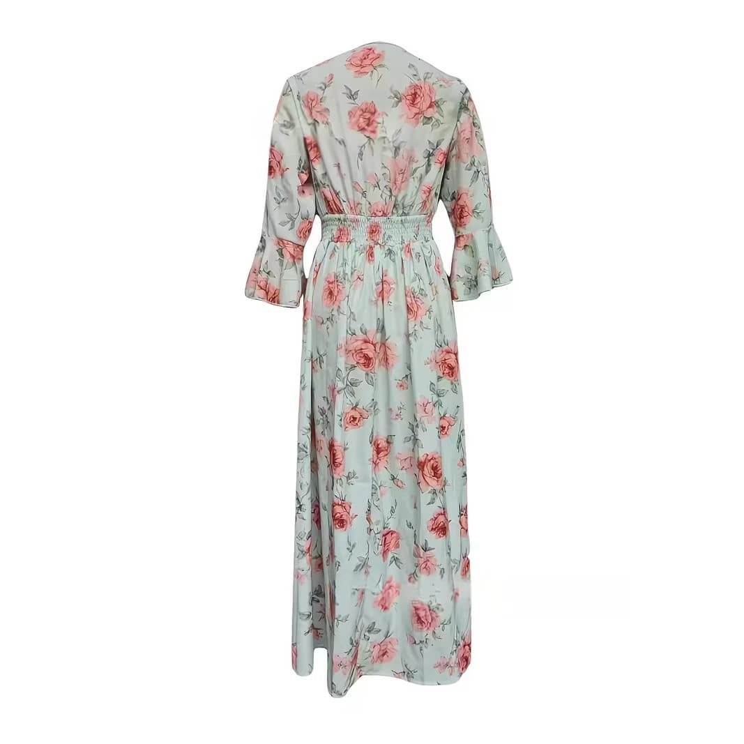 Printed Casual Holiday Dress For A Stand-Alone Website 2