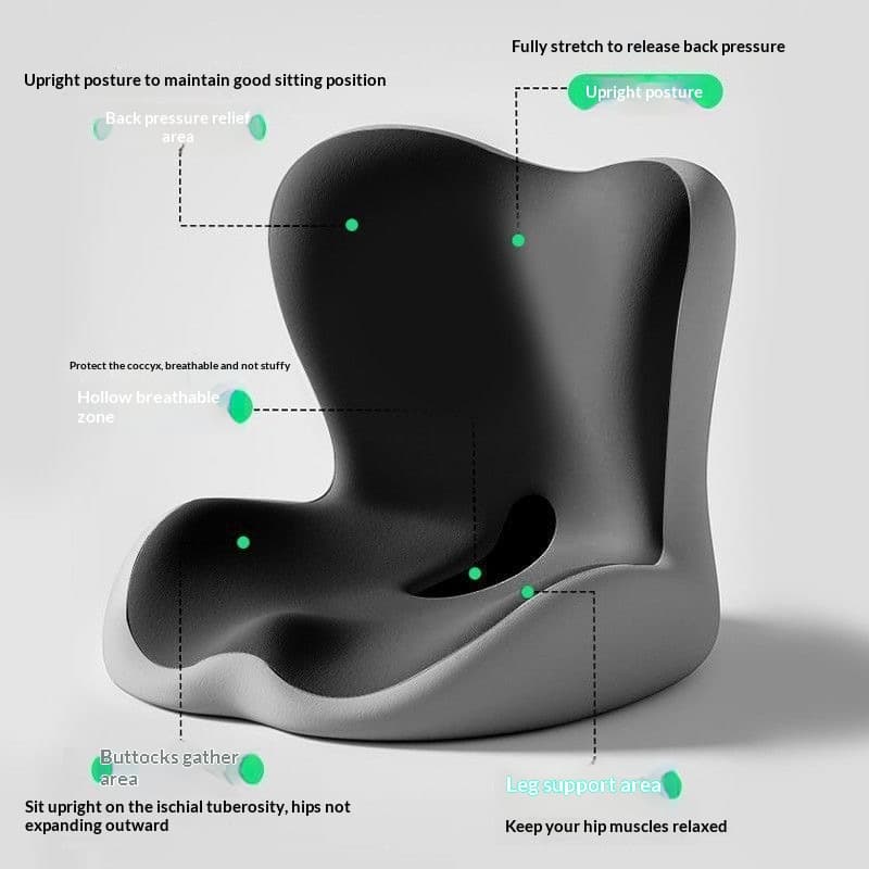 One-piece Seat And Backrest Cushion Hip-enhancing Design 2