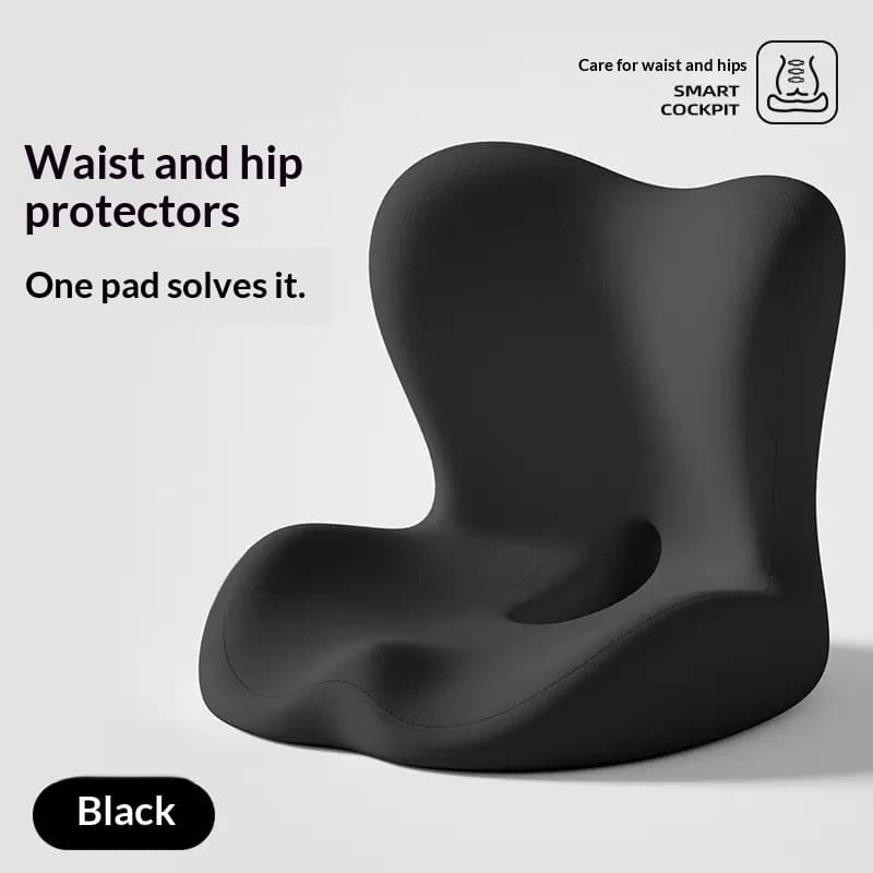 One-piece Seat And Backrest Cushion Hip-enhancing Design 7