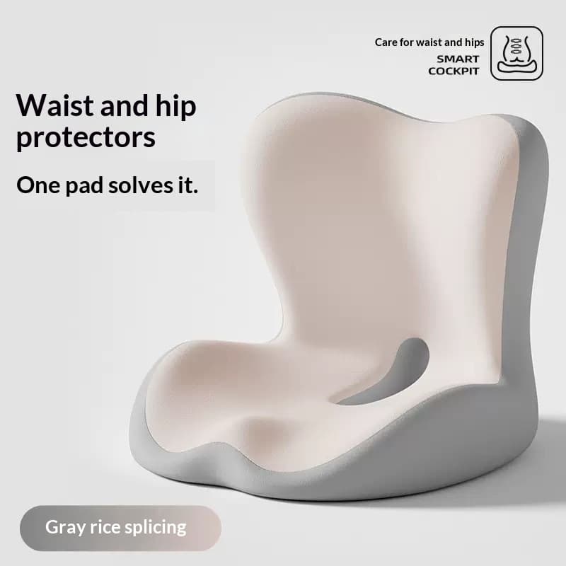 One-piece Seat And Backrest Cushion Hip-enhancing Design 4