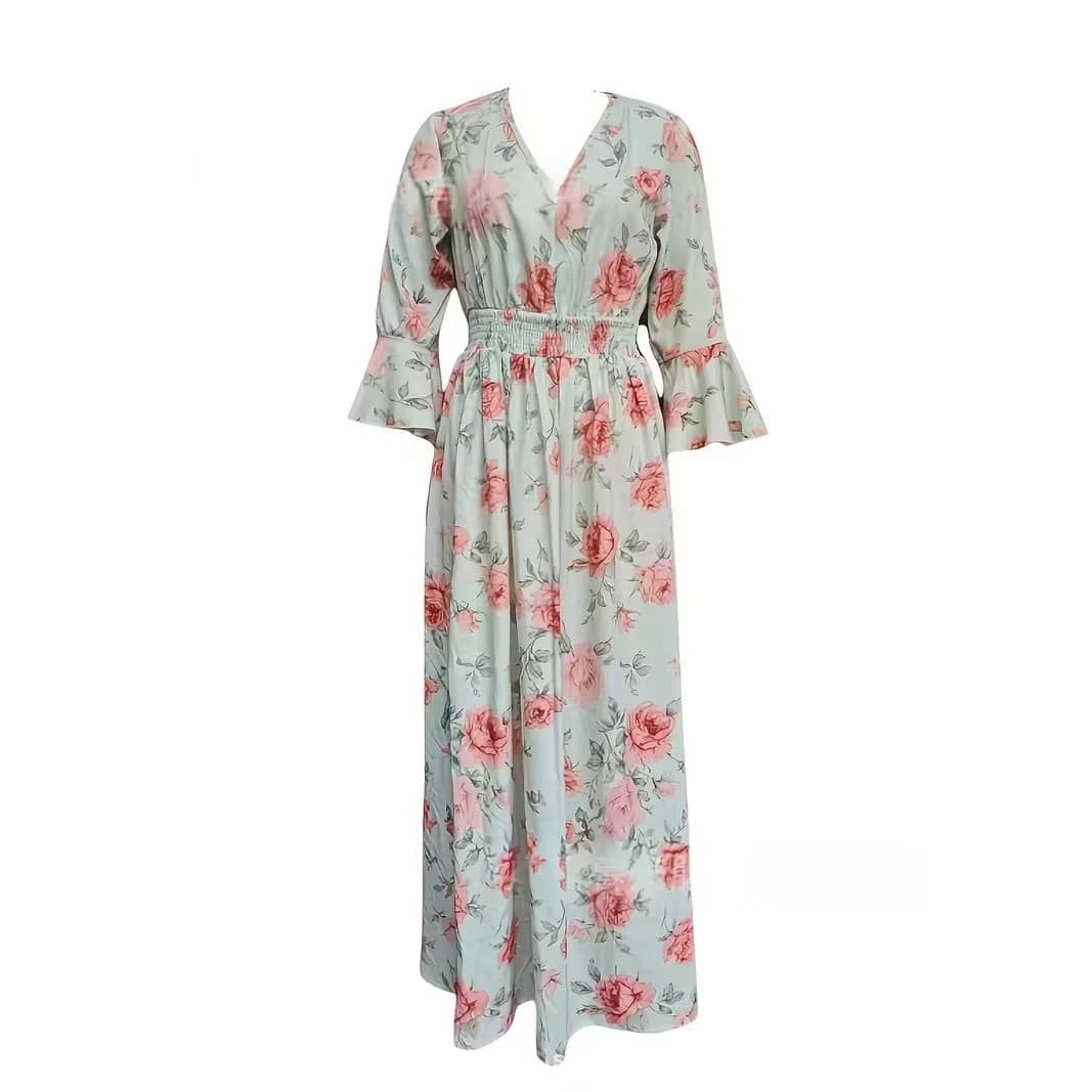 Printed Casual Holiday Dress For A Stand-Alone Website 3