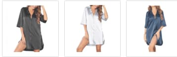 European And American-style Silky Satin Nightdress For Women Summer Edition 8