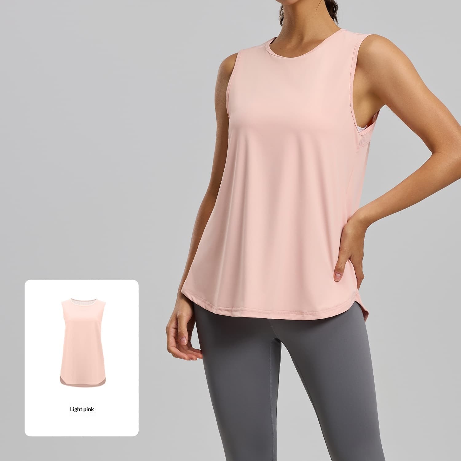Figure-flattering Mesh Yoga Tank Top Quick-drying For Running And Workouts 3