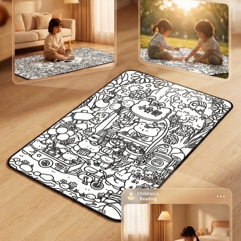 Childrens Drawing And Doodling Fleece Blanket 3