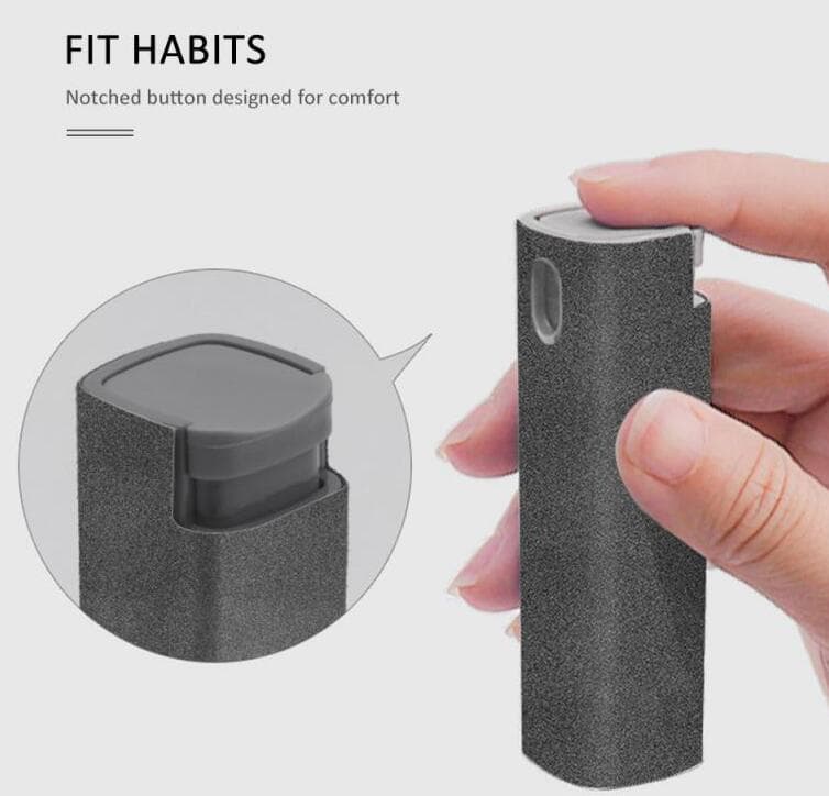 2 In 1 Phone Computer Screen Cleaner Kit For Screen Dust Removal Microfiber Cloth Set 5