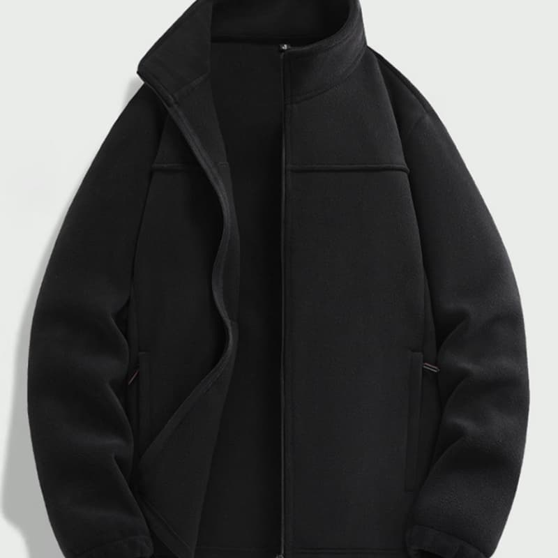 Polar Fleece Stand-collar Jacket For Men And Women 12