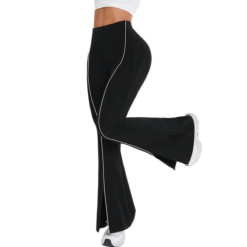 Womens New Slim Fit Flared Pants 3