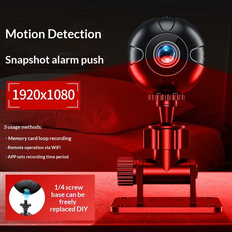 1080p Wireless WiFi Infrared Night vision Action Camera For Cycling Recording 3