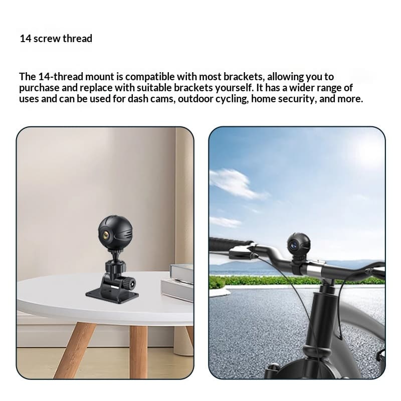 1080p Wireless WiFi Infrared Night vision Action Camera For Cycling Recording 2